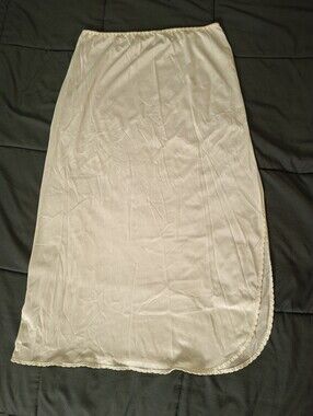 Vintage Slip Skirt Pink Lady Size Small Made In Canada